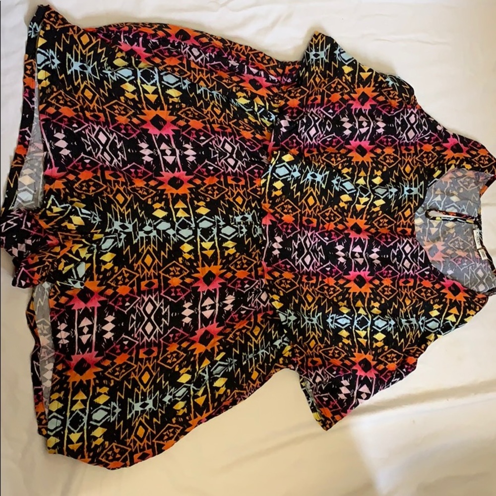 Tribal Print Romper